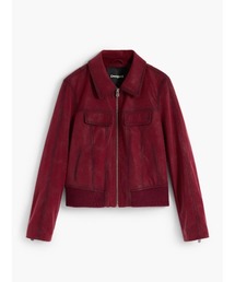 MASU（エムエーエスユー）の「FLOWER-CUT LEATHER TRUCKER JACKET