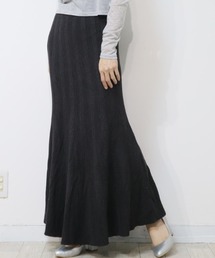 【美シルエット宣言】動きまでカワイイ♡大人リブニットマーメイドスカート