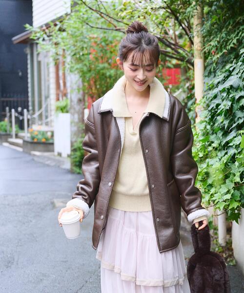 リバーシブルフェイクムートン（ムートンコート）｜NATURAL BEAUTY