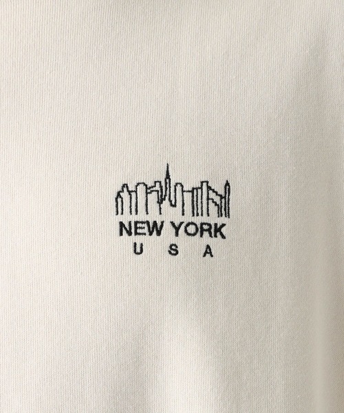 Manhattan Portage（マンハッタンポーテージ）の「【Manhattan Portage(マンハッタンポーテージ)】刺繍スウェットプルオーバー（Tシャツ/カットソー・メンズ・ブラック/アイボリー・MEDIUM/LARGE）」の15枚目の写真