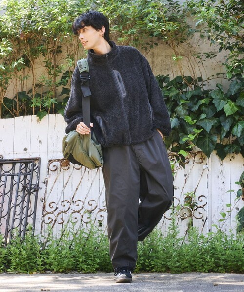 FREAK'S STORE(フリークスストア)の「限定展開 ミリタリー シャギー ジップ ブルゾン(ブルゾン・メンズ・オリーブ/チャコールグレー/ブラック・MEDIUM/SMALL/LARGE)」の10枚目の写真