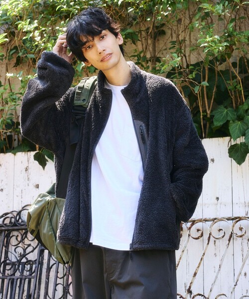 FREAK'S STORE(フリークスストア)の「限定展開 ミリタリー シャギー ジップ ブルゾン(ブルゾン・メンズ・オリーブ/チャコールグレー/ブラック・MEDIUM/SMALL/LARGE)」の18枚目の写真