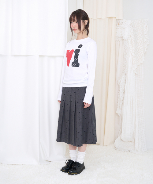 Video Jockey（ビデオジョッキー）の「ビビ LS Tシャツ [ホワイト]（Tシャツ/カットソー・レディース・ホワイト・MEDIUM/SMALL）」の2枚目の写真