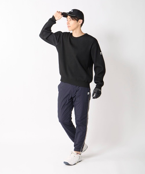 FILA GOLF(フィラゴルフ )の「【FILA GOLF/フィラゴルフ】プレーティングニットセーター ゴルフ(ニット/セーター・メンズ・ブラック/ベージュ・MEDIUM/LARGE/X-LARGE/XX-LARGE)」の17枚目の写真