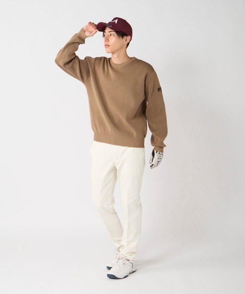 FILA GOLF(フィラゴルフ )の「【FILA GOLF/フィラゴルフ】プレーティングニットセーター ゴルフ(ニット/セーター・メンズ・ブラック/ベージュ・MEDIUM/LARGE/X-LARGE/XX-LARGE)」の7枚目の写真