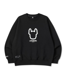 ラドクオーバーサイズ裏起毛スウェット