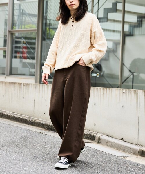 CIAOPANIC TYPY（チャオパニックティピー）の「【UNISEX】アソート柄フランネルカーブパンツ（その他パンツ・メンズ・ブラック/ブラウン/グレー・MEDIUM/LARGE）」の4枚目の写真