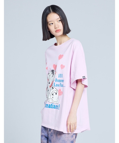 Little sunny bite（リトルサニーバイト）の「【8】【it】【little sunny bite Disney collection】【little sunny bite Disney collection】 little sunny bite ★ Disney 101 big tee（Tシャツ/カットソー・レディース・ブラック/ピンク/ホワイト・MEDIUM/SMALL）」の11枚目の写真