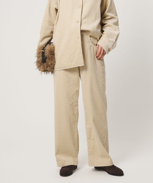 UNITED ARROWS(ユナイテッドアローズ)の「コーデュロイ ワイドパンツ(その他パンツ・レディース・ダークブラウン/ナチュラル・38/36)」の5枚目の写真