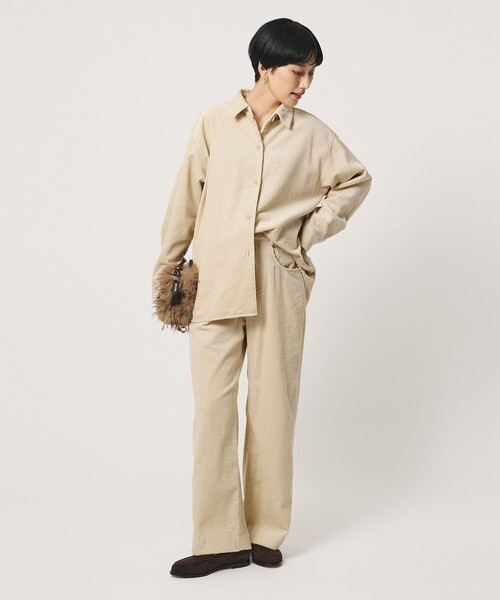UNITED ARROWS(ユナイテッドアローズ)の「コーデュロイ ワイドパンツ(その他パンツ・レディース・ダークブラウン/ナチュラル・38/36)」の6枚目の写真