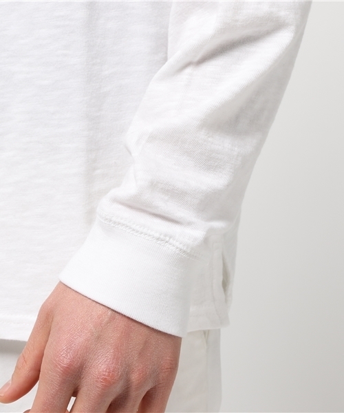 WHO'S WHO gallery（フーズフーギャラリー）の「フルーツモックネック（スウェット・メンズ・ホワイト/ブラック/グレー・LARGE/MEDIUM）」の8枚目の写真