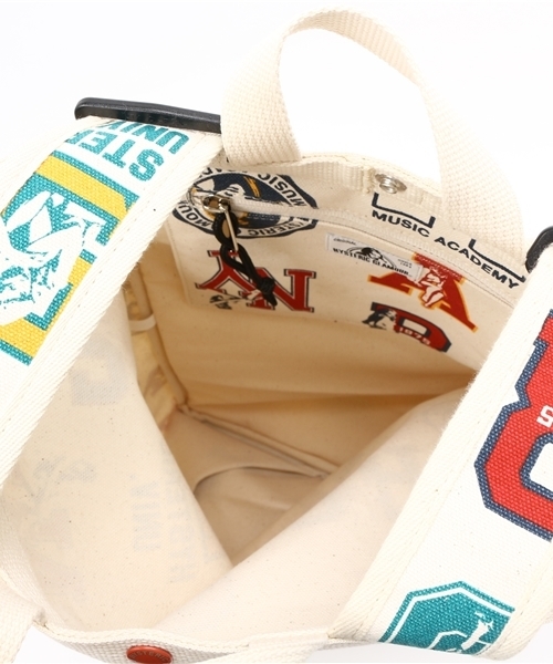 HYSTERIC GLAMOUR(ヒステリックグラマー)の「COLLEGE LEAGUE キャンバス2WAYリュック(バックパック/リュック・メンズ・ホワイト系その他/ネイビー・FREE)」の12枚目の写真