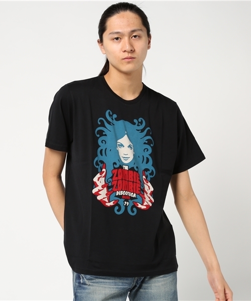 HYSTERIC GLAMOUR(ヒステリックグラマー)の「ZOMBIE ZOMBIE pt T-SH(Tシャツ/カットソー・メンズ・ホワイト/イエロー/ブラック・MEDIUM/SMALL/LARGE/X-LARGE)」の5枚目の写真