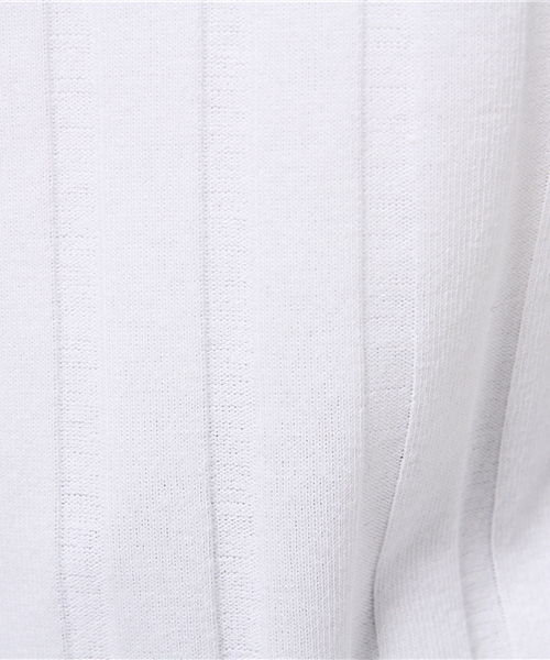 WEGO（ウィゴー）の「WEGO/ワイドリブVネックTシャツ（Tシャツ/カットソー・レディース・イエロー/ブラック/パープル/ホワイト・FREE）」の12枚目の写真