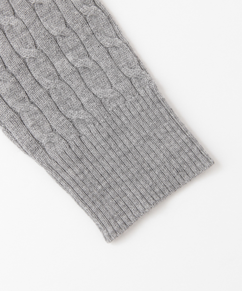 URBAN RESEARCH Sonny Label(アーバンリサーチサニーレーベル)の「Sonny Label ウォッシャブルウールケーブルプルオーバー(ニット/セーター・レディース・テラコッタ/ベージュ/ネイビー/ブラウン系その他/グレー・FREE)」の7枚目の写真