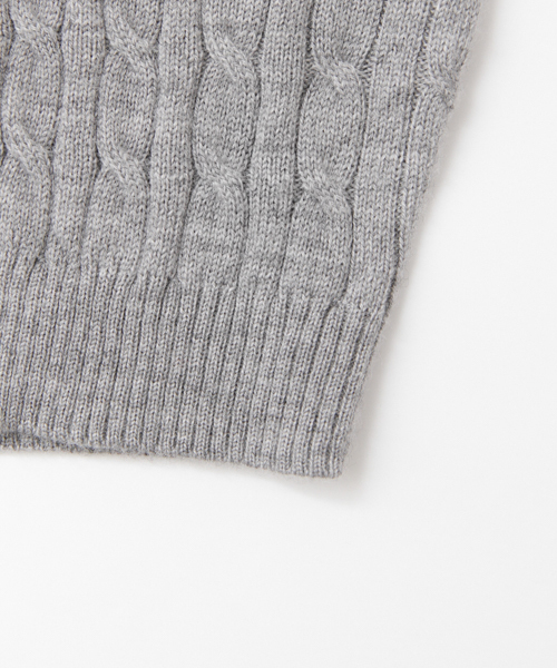 URBAN RESEARCH Sonny Label(アーバンリサーチサニーレーベル)の「Sonny Label ウォッシャブルウールケーブルプルオーバー(ニット/セーター・レディース・テラコッタ/ベージュ/ネイビー/ブラウン系その他/グレー・FREE)」の8枚目の写真