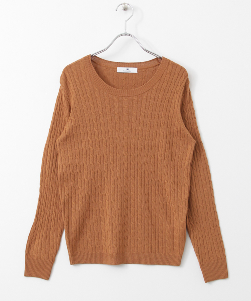 URBAN RESEARCH Sonny Label(アーバンリサーチサニーレーベル)の「Sonny Label ウォッシャブルウールケーブルプルオーバー(ニット/セーター・レディース・テラコッタ/ベージュ/ネイビー/ブラウン系その他/グレー・FREE)」の11枚目の写真