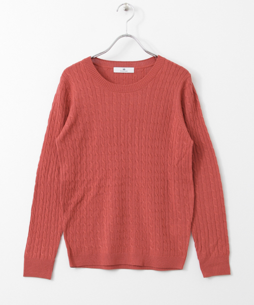 URBAN RESEARCH Sonny Label(アーバンリサーチサニーレーベル)の「Sonny Label ウォッシャブルウールケーブルプルオーバー(ニット/セーター・レディース・テラコッタ/ベージュ/ネイビー/ブラウン系その他/グレー・FREE)」の12枚目の写真