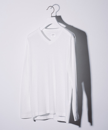 STUDIOUS | 【ZOZO限定】STUDIOUS シルキータッチVネックロンT - made in japan - (Tシャツ/カットソー)