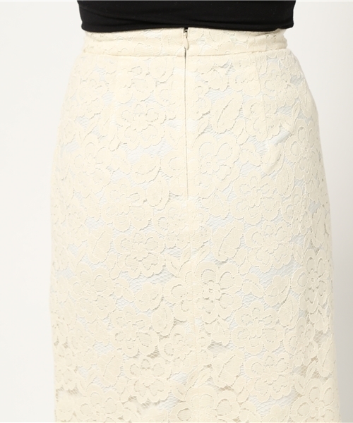 PROPORTION BODY DRESSING（プロポーションボディドレッシング）の「【AneCan 12月号掲載】ウィンターレースタイトスカート（スカート・レディース・ピンク/ホワイト系その他/ベージュ・1/2/3）」の8枚目の写真