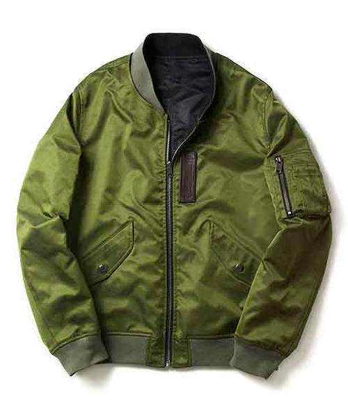 JACKROSE（ジャックローズ）の「フード付きリバーシブルMA-1 （MA-1・メンズ・カーキ/ブラック・L/XL/M）」の5枚目の写真