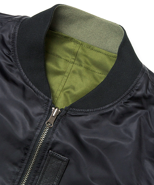 JACKROSE（ジャックローズ）の「フード付きリバーシブルMA-1 （MA-1・メンズ・カーキ/ブラック・L/XL/M）」の16枚目の写真