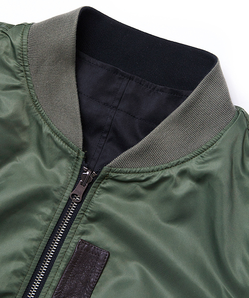 JACKROSE（ジャックローズ）の「フード付きリバーシブルMA-1 （MA-1・メンズ・カーキ/ブラック・L/XL/M）」の22枚目の写真