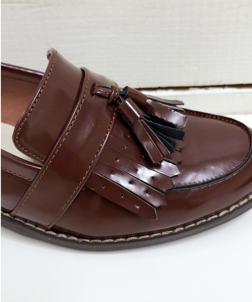 archives（アルシーヴ）の「キルトタッセルローファー（ローファー・レディース・ブラウン/ブラック・LARGE/MEDIUM）」の6枚目の写真