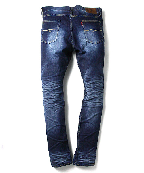 JACKROSE(ジャックローズ)の「スーパーストレッチベーシックデニム(デニムパンツ・メンズ・サックスブルー/インディゴブルー・L/S/M/XL)」の15枚目の写真