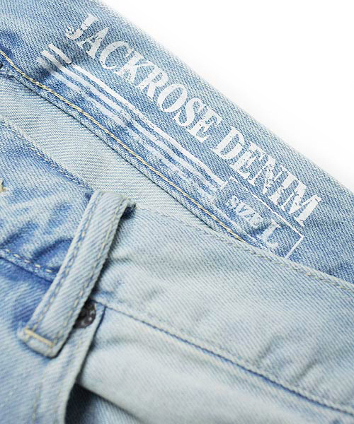 JACKROSE(ジャックローズ)の「スーパーストレッチベーシックデニム(デニムパンツ・メンズ・サックスブルー/インディゴブルー・L/S/M/XL)」の17枚目の写真