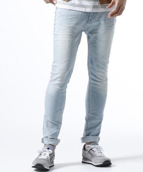 JACKROSE(ジャックローズ)の「スーパーストレッチベーシックデニム(デニムパンツ・メンズ・サックスブルー/インディゴブルー・L/S/M/XL)」の21枚目の写真