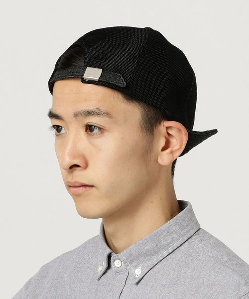 Mighty Shine（マイティシャイン）の「Mighty Shine × BEAMS / 別注 ブリッジ メッシュ キャップ（キャップ・メンズ・ブラック/インディゴブルー・ONE SIZE）」の2枚目の写真