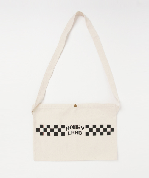 ROOPTOKYO(ループトウキョウ)の「Homeyland/ホーミーランド CANVAS SACOCHE(ショルダーバッグ・メンズ・ナチュラル・FREE)」の6枚目の写真