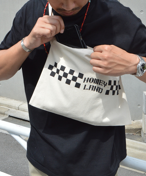 ROOPTOKYO(ループトウキョウ)の「Homeyland/ホーミーランド CANVAS SACOCHE(ショルダーバッグ・メンズ・ナチュラル・FREE)」の7枚目の写真