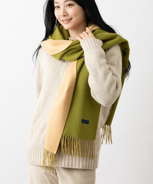 【セール】子羊のウール リバーシブル大判ストール（ストール/ショール）｜Jubilee Fabric（ジュビリーファブリック）ストール/ショール