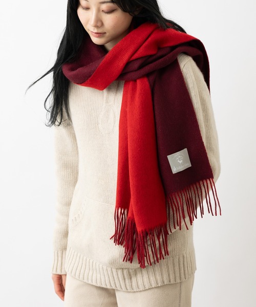 【セール】子羊のウール リバーシブル大判ストール（ストール/ショール）｜Jubilee Fabric（ジュビリーファブリック）