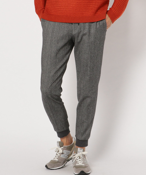 セール】SC: カシミヤ混 ファインウール リブ イージーパンツ（その他