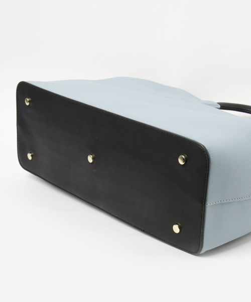 RIVE DROITE（リヴドロワ）の「スクエアクリ手シュリンクBAG（ハンドバッグ・レディース・サックスブルー/モカ・FREE）」の5枚目の写真