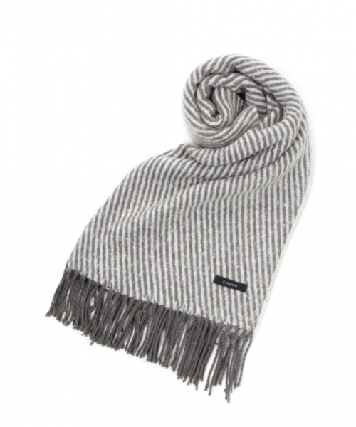 RAGEBLUE(レイジブルー)の「ショールマフラー/774539(マフラー・メンズ・ブラック/グレー・FREE)」の1枚目の写真