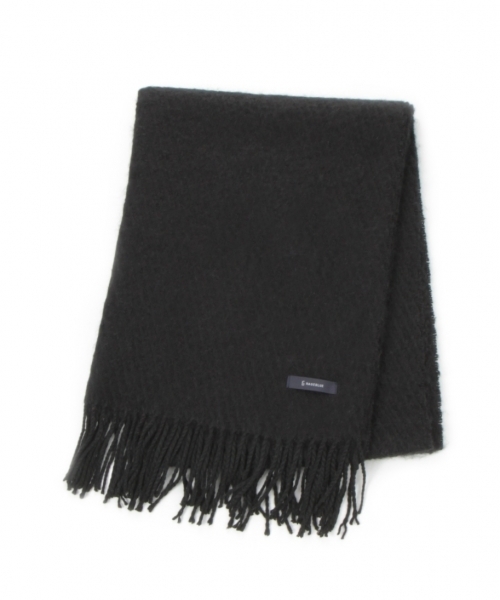 RAGEBLUE(レイジブルー)の「ショールマフラー/774539(マフラー・メンズ・ブラック/グレー・FREE)」の8枚目の写真