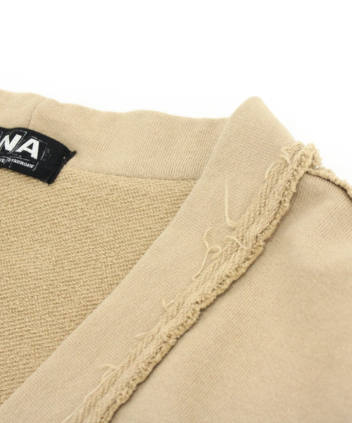 RNA（アールエヌエー）の「M0843 カットオフシームZIPカーディガン（カーディガン/ボレロ・レディース・ベージュ/イエロー/ブラック・MEDIUM）」の10枚目の写真