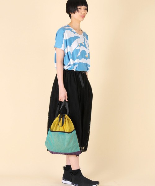 Ne-net（ネネット）の「カモメ T（Tシャツ/カットソー・レディース・パープル/ブルー・02）」の6枚目の写真