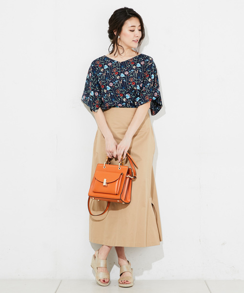 RIVE DROITE（リヴドロワ）の「サイドZIPスリットスカート（スカート・レディース・キャメル/レッド/ネイビー・FREE）」の6枚目の写真