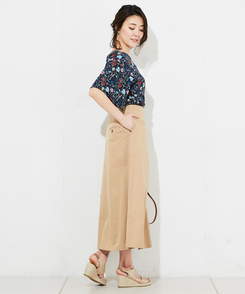 RIVE DROITE（リヴドロワ）の「サイドZIPスリットスカート（スカート・レディース・キャメル/レッド/ネイビー・FREE）」の11枚目の写真