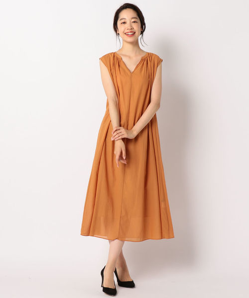 SHIPS（シップス）の「ノースリーブワンピース（ワンピース・レディース・ブラック/オレンジ/オリーブ/ブルー・ONE SIZE）」の11枚目の写真