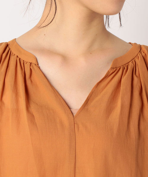 SHIPS（シップス）の「ノースリーブワンピース（ワンピース・レディース・ブラック/オレンジ/オリーブ/ブルー・ONE SIZE）」の12枚目の写真