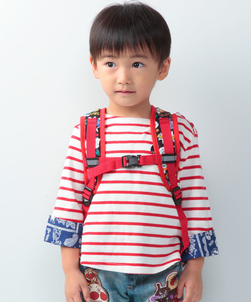 ANPANMAN KIDS COLLECTION（アンパンマンキッズコレクション）の「【アンパンマン】WOW!総柄リュックL（バックパック/リュック・キッズ・ブラック/ピンク・FREE）」の9枚目の写真