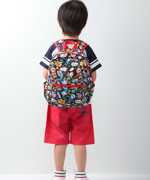 ANPANMAN KIDS COLLECTION（アンパンマンキッズコレクション）の「【アンパンマン】WOW!総柄リュックL（バックパック/リュック・キッズ・ブラック/ピンク・FREE）」の10枚目の写真