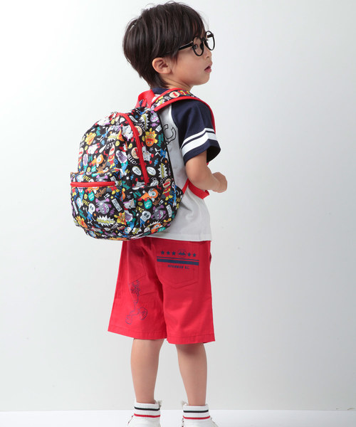 ANPANMAN KIDS COLLECTION（アンパンマンキッズコレクション）の「【アンパンマン】WOW!総柄リュックL（バックパック/リュック・キッズ・ブラック/ピンク・FREE）」の11枚目の写真