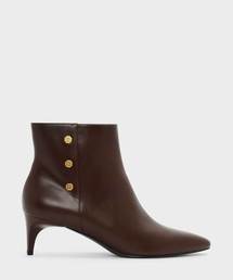 スクリュースタッズディーテルアンクルブーツ / SCREW STUD DETAIL ANKLE BOOTS